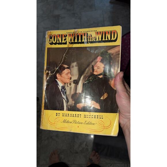 Gone With the Wind 1940 Vintage PB Book Motion Picture Edition Margaret Mitchell - Picture 10 of 11